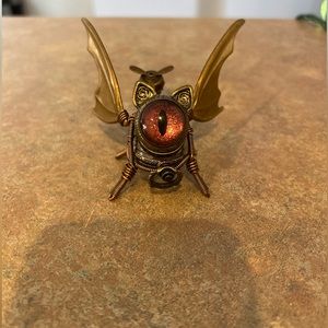 Clockwork Bat Cat Treasure Guardian With Artifact Gear